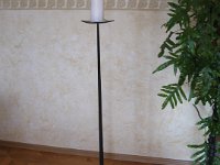 svícen  kovaný svícen - 150 cm